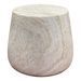 Table d’appoint en fibre d’argile naturelle BONN Ø 47,5 cm - Photo n°1