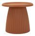 Table d'appoint geax rouge ø 50 x 45 cm - Photo n°1