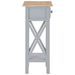 Table d'appoint Gris 27 x 27 x 65,5 cm Bois - Photo n°4