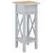 Table d'appoint Gris 27 x 27 x 65,5 cm Bois - Photo n°5