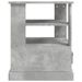 Table d'appoint gris béton 50x50x60 cm bois d'ingénierie - Photo n°7