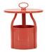Table d'appoint iris rouge cm ø 44 x 43 - Photo n°1