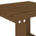 Table d'appoint jardin marron miel 40x38x28,5cm bois massif pin - Photo n°6