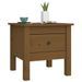 Table d'appoint Marron miel 40x40x39 cm Bois massif de pin - Photo n°4