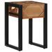 Table d'appoint multicolore 35x35x50cm bois massif récupération - Photo n°5