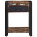 Table d'appoint multicolore 40x40x50cm bois récupération massif - Photo n°2