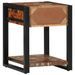Table d'appoint multicolore 40x40x50cm bois récupération massif - Photo n°5