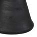 Table d'appoint noir Ø50x40 cm bois de manguier massif - Photo n°6