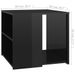 Table d'appoint Noir brillant 50x50x45 cm - Photo n°6