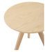 Table d'appoint ronde bois massif clair Praji H 45 cm - Photo n°2