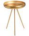 Table d'appoint ronde métal doré Orela - Lot de 2 - Photo n°3