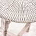 Table d'appoint ronde pin massif gris - Photo n°3