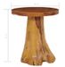Table d'appoint ronde teck massif clair Loule - Photo n°4