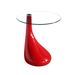 Table d'appoint rouge Courbat - Photo n°2