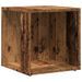 Table d'appoint vieux bois 33x33x34 cm bois d'ingénierie - Photo n°2