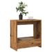 Table d'appoint vieux bois 50x26x50 cm bois d'ingénierie - Photo n°1