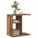 Table d'appoint vieux bois 50x30x50 cm bois d'ingénierie - Photo n°1