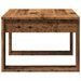 Table d'appoint vieux bois 50x50x35 cm bois d'ingénierie - Photo n°5