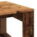 Table d'appoint vieux bois 50x50x35 cm bois d'ingénierie - Photo n°7