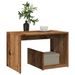 Table d'appoint vieux bois 59x36x38 cm bois d'ingénierie - Photo n°1