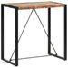 Table de bar 110x60x110 cm Bois massif de récupération - Photo n°1