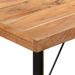 Table de bar 150x70x107 cm bois massif d'acacia et fer - Photo n°5