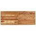 Table de bar 180x70x107 cm bois massif d'acacia et fer - Photo n°4