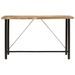 Table de bar 180x70x107 cm bois massif de manguier et fer - Photo n°2