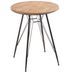 Table de bar bistro bois massif clair Mera D 75 cm - Photo n°1