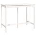 Table de bar Blanc 140x80x110 cm Bois massif de pin - Photo n°2