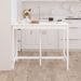 Table de bar Blanc 140x80x110 cm Bois massif de pin - Photo n°5