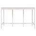 Table de bar Blanc 180x80x110 cm Bois massif de pin - Photo n°3