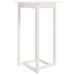 Table de bar Blanc 60x60x110 cm Bois massif de pin - Photo n°2