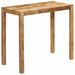 Table de bar Bois de manguier massif 120x60x108 cm - Photo n°1