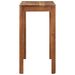 Table de bar Bois massif d'acacia avec finition 110x55x106 cm - Photo n°3