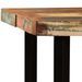 Table de bar bois reconditionné et pieds acier noir Unik 150 - Photo n°4