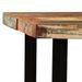 Table de bar bois reconditionné et pieds acier noir Unik 180 - Photo n°3