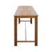 Table de bar carrée bois d'acacia massif finition à l'huile Skan 150 - Photo n°2
