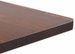 Table de bar carrée bois foncé et pied métal noir Kalas 60 cm - Photo n°3