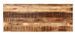 Table de bar carrée manguier massif et pieds métal Funka 150 cm - Photo n°5
