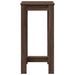 Table de bar chêne marron 51x50x103,5 cm bois d'ingénierie - Photo n°4