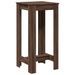 Table de bar chêne marron 51x50x103,5 cm bois d'ingénierie - Photo n°6