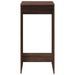 Table de bar chêne marron 51x50x103,5 cm bois d'ingénierie - Photo n°4