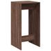 Table de bar chêne marron 51x50x103,5 cm bois d'ingénierie - Photo n°6