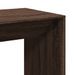 Table de bar chêne marron 51x50x103,5 cm bois d'ingénierie - Photo n°7