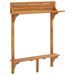 Table de bar de balcon 90x37x122,5 cm Bois d'acacia massif - Photo n°1