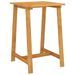 Table de bar de jardin 70x70x104 cm Bois d'acacia massif - Photo n°1