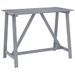 Table de bar de jardin Gris 140x70x104 cm Bois d'acacia massif - Photo n°1