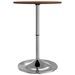 Table de bar marron foncé Ø50x89,5 cm bois massif de chêne - Photo n°6