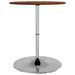 Table de bar marron foncé Ø60x89,5 cm bois massif de chêne - Photo n°6